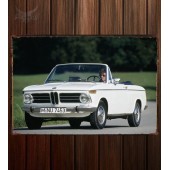 Металлическая табличка BMW 1600-2 Cabriolet (E10)